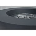 thumbnail image 3 of Elementi Natural Gas Concrete Lunar Bowl Fire Pit w/ Auto Ignition, Grey, 3 of 7