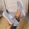 thumbnail image 6 of Mostsola Loafers for Women Lightweight Knit Mesh Sneakers Slip on Walking Shoes Summer Sandals, 6 of 9