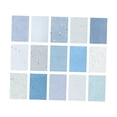 thumbnail image 2 of 15 piezas de papel para álbumes de recortes, papel texturizado, suministros para diarios, papelería, papel decorativo, papel especial para escribir y Azul, 2 of 7