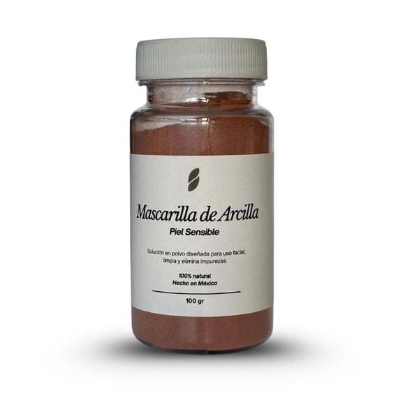 MASCARILLA FACIAL DE ARCILLA ROJA