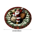 thumbnail image 3 of 3D Stereoscopic Christmas Floor Mat, Polyester Holiday Decor Rug for Indoor Use at Front Door, Laundry Room, Easy to Clean Festive Home Accent Piece(B), 3 of 6