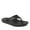 Black, variant on Dearfoams EcoCozy Men's Sustainable Comfort Flip Flop Thong Sandal