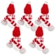 thumbnail image 5 of ColoMX Botellas navideñas de hombre de jengibre, botellas de jugo, botellas de bebidas navideñas con sombreros y bufandas, 50ml, 5 uds., 5 of 7