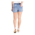 thumbnail image 2 of INC Womens Light Blue Denim Pocketed Drawstring Elastic Waist High Waist Shorts XS, 2 of 4