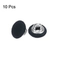 thumbnail image 3 of 10uds 16L Tela Paño Cubierto Botón 10mm Redondo Metal Vástago Costura Botones para Trajes Vestido Blusas, Marino, 3 of 5