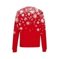 thumbnail image 4 of Neewe Christmas Sweatshirt for Women Crewneck Christmas Tree Long Sleeve Shirt Xmas Holiday Party Pullover Sweater Tops S-5XL, 4 of 6