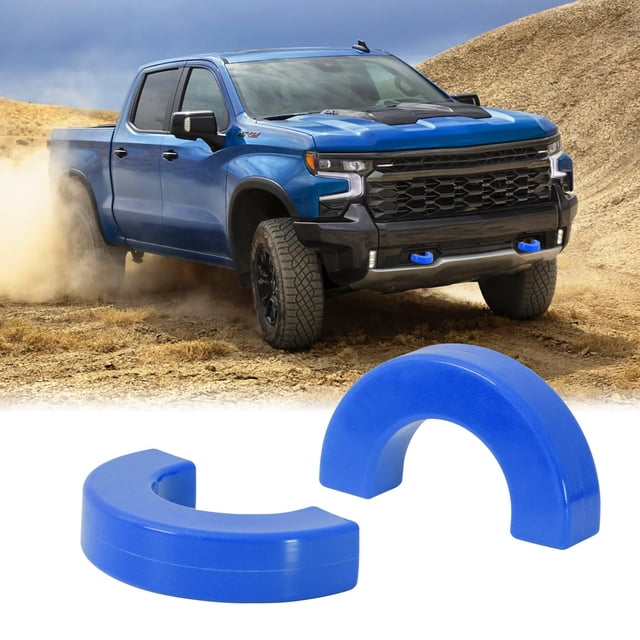 Fundas de enganche para remolque BESTZHEYU, 2 unidades, azules, aptas para Chevy Silverado 1500 2007-2024