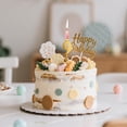 thumbnail image 4 of Number Candle Holders Set of 10pcs Gold, Birthday Cake Toppers with Numbers, Reusable Candlestick Decorations for Anniversary Celebrations, Party Supplies, Gold, 4 of 5