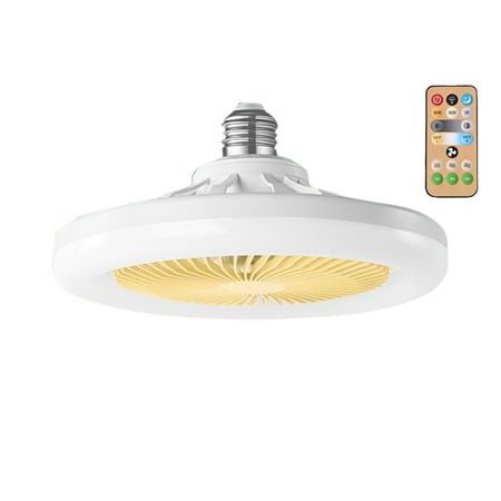 

Tbslaqlo 2 In 1 Ceiling Fan With Light Dimmable Ceiling Fan LED Light With Smart Remote Control Enclosed Electric Hanging Fan With Low Noise Operation For Home Office