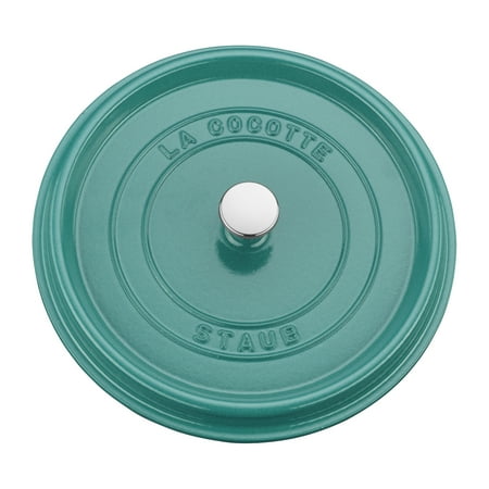 Staub Cast Iron 5.5-qt Round Cocotte - Turquoise - Turquoise