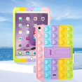 thumbnail image 2 of Funda Ubiuocolor con forma de corazón para iPad Air 4 de 10,9" (2020) y Pro de 11", divertida y divertida funda de silicona kawaii, con un diseño único y elegante, ideal para niñas y niños., 2 of 4