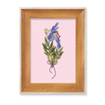 thumbnail image 1 of Lavender Flower Blue Desktop Wooden Photo Frame Display Picture Art Painting Multiple Sets, 1 of 3