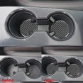 thumbnail image 4 of POSSBAY Central Control Water Cup Groove Mat Trim For Honda Civic 11th 2022 Carbon Fiber, 4 of 5