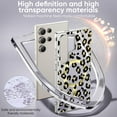 thumbnail image 6 of Magnetic Designed for Samsung Galaxy S22 Case Clear Compatible with MagSafe Cute Leopard Print Pattern Soft TPU Bumper Shockproof Anti-Scratch Slim Phone Cover for Samsung Galaxy S22,Black, 6 of 8