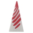 thumbnail image 2 of Escultura de pirámide imposible de pasar a través de un cono espiral impreso en 3D de HBASD, juguete antiestrés de cono espiral para el hogar, figuras de escritorio, decoración artística (blanco por, 2 of 6