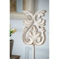 thumbnail image 4 of A&B Home Distressed White Leaf Wooden Statue 6.3" x 3.7" x 16.9", 4 of 5