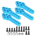 thumbnail image 3 of 4pcs Set RC Car Damping Mount Base Plate Angle, Adjustable Damping Mount Plate Aluminium Material, for 1/10 Crawler, 3 of 8