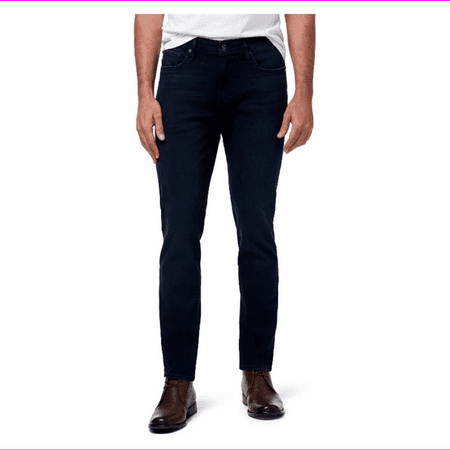 Chaps 5 Pocket Slim Straight Denim,Dark Blue,32X32