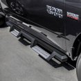 thumbnail image 2 of Westin Automotive Nerf Bar 56-135552 HDX; With Drop Down Steps; 3 Inch Square Straight; Powder Coated; Black; Stainless Steel; With Welded End Caps; Rocker Panel Mount, 2 of 11