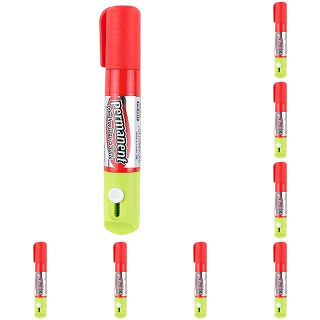 10Pc Thermal Ink Eraser Pens Thermal Erasable Pen For Office Desk,Plastic Red