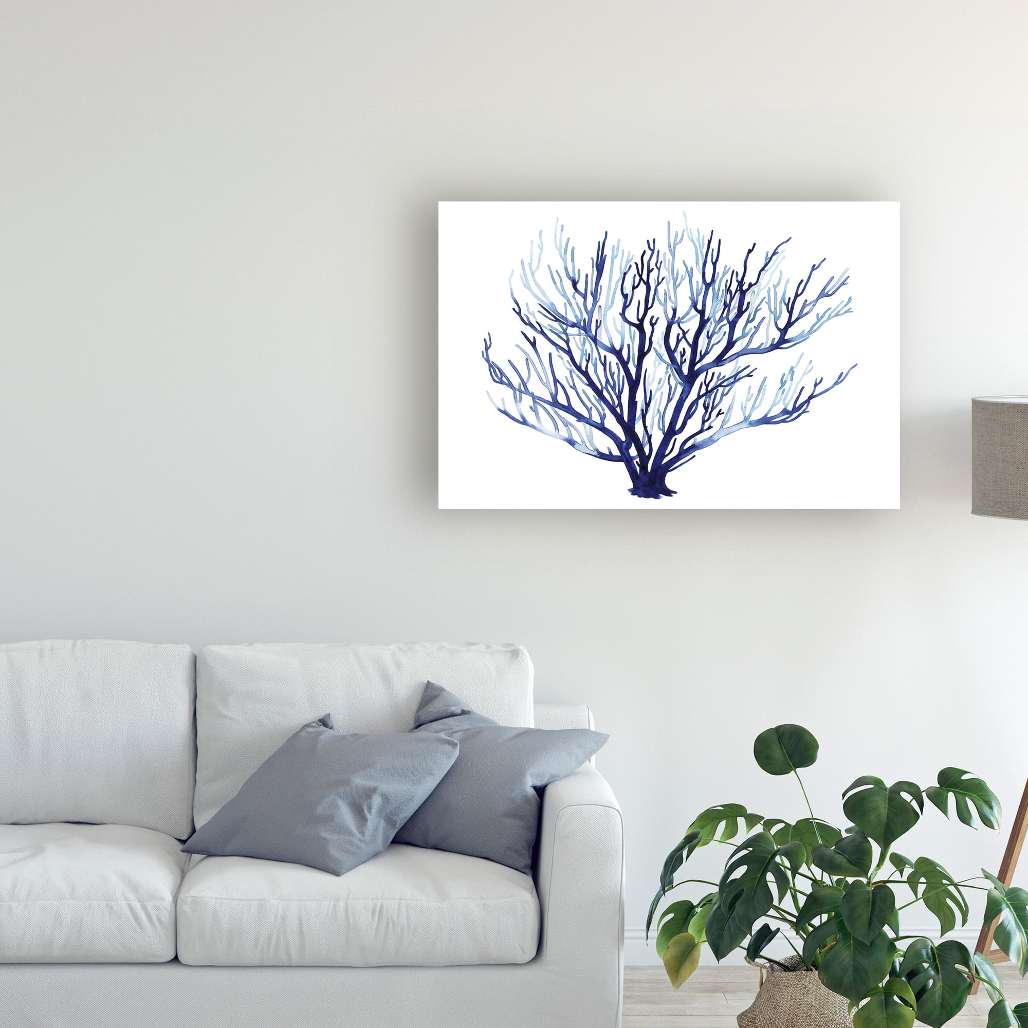 Trademark Fine Art 'Azure Fan I' Canvas Art by Grace Popp