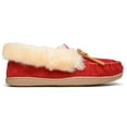 thumbnail image 2 of Minnetonka Womens Alpine Sheepskin Moccasin - Red - Size 9, 2 of 3