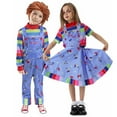 thumbnail image 2 of Disfraz de Chucky de la película Child's Play, uniforme, camiseta, mameluco, conjunto completo, disfraz de Halloween para niños, 2 of 5