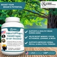thumbnail image 5 of NeuroPhen Nootropic Brain Booster Supplement - Enhanced Brain Focus, Mental Clarity, Concentration & Memory Support with Bacopa Extract, Phosphatidylserine, Huperzine A - 60 Capsules, 5 of 9