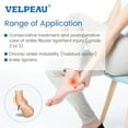 thumbnail image 2 of Ankle Brace - Stirrup Ankle Splint - Adjustable Rigid Stabilizer for Sprains, Tendonitis, Post-Op Cast Support and Injury Protection for Women a Foam Pads Large Pack of 1, 2 of 5