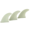 thumbnail image 1 of 3pcs Surfboard Tail Fin Environmental PVC Surf SUP Fins Set for Long Board Surfboard Tail,, 1 of 5