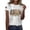 White, variant on MEICHEN 250th Anniversary USA Shirt Short Sleeve Round Neck T Shirt Fashion Casual Blouse Top Summer Clothing