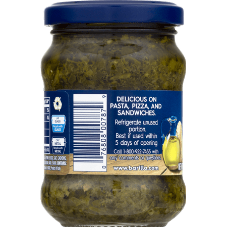 Barilla Rustic Basil Pesto Pasta Sauce, 6.5 oz