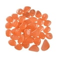 thumbnail image 4 of 50Pcs Glow in The Dark Rocks Pebbles DIY Crafts Cobblestones Luminous Stones for Light Orange, 4 of 8