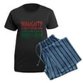 thumbnail image 5 of CafePress - Naughty Or Nice Ish? Pajamas - Women's Short Sleeve Print T-Shirt and Pants Dark Cotton Pajama Set, 5 of 7