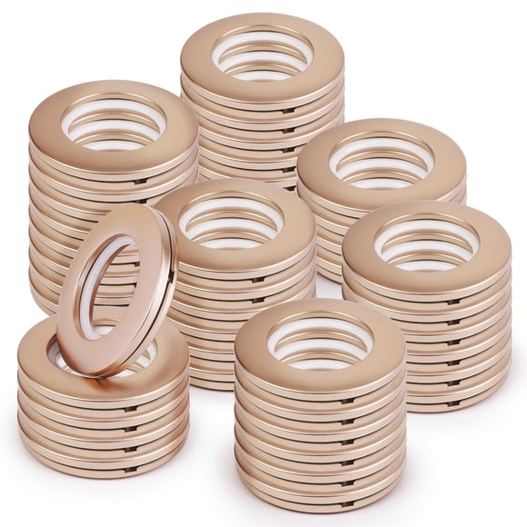 Anillas romanas para cortinas WCIC, 40 mm, bronce, 48 unidades