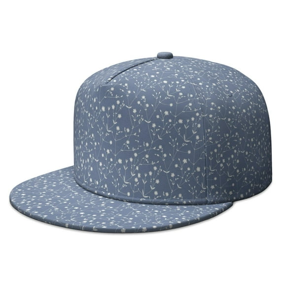 Classic Polka Dot Snapback Hat - Adjustable Flat Brim Cap for Men Women | Retro Dots Design Baseball Cap