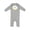 AC-Heather Grey, variant on White Donut with Sprinkles Baby Romper Coveralls