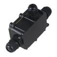 thumbnail image 3 of yingyy Waterproof Black IP68 Plastic Cable Wire cable connector junction box Connector Gland Electrical 3-Cable Junction Box with Terminal, 3 of 6