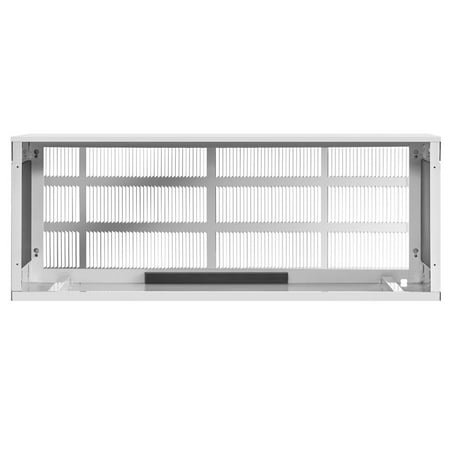 Air Conditioner Wall Sleeve 42 Inch with Exterior Grille, Universal Through-the-Wall AC Sleeve for 42" Units, Heavy-Duty Galvanized Steel Construction, Corrosion-Resistant for Indoor Outdoor Use