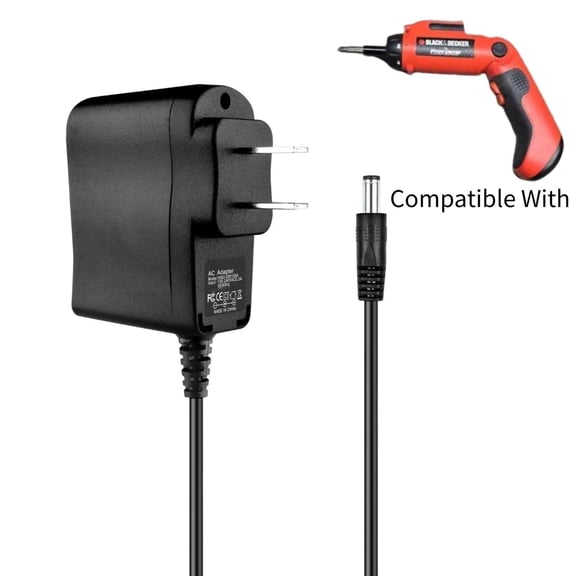 K-MAINS 3.6V AC Charger Adapter Compatible With Black & Decker PD360 Screwdriver 90500896