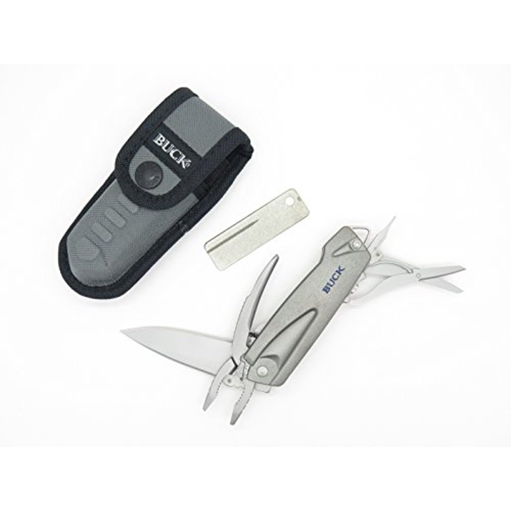 Buck 732 XTract Fin Handed Opening Fishing MultiTool (Platinum)