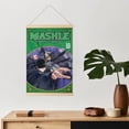 thumbnail image 5 of Magic and Muscles Poster Hanger Art, Japanese Anime Scroll Poster, Wood Magnet Poster Frame for Bedroom Living Room Dorm, 5 of 8