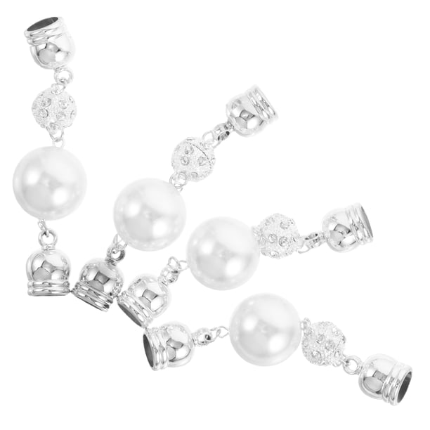 4 broches magnéticos para bufanda: broches magnéticos para hiyab para mujer, broches para hiyab musulmán, pinzas para chal, bufandas, cuello, etc., color blanco.