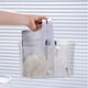 thumbnail image 4 of pstuiky Cestas organizadoras portátiles de plástico para ducha con asas organizadores para baño y cocina (blancos) organizadores para baño escuela dormitorio cocina., 4 of 6