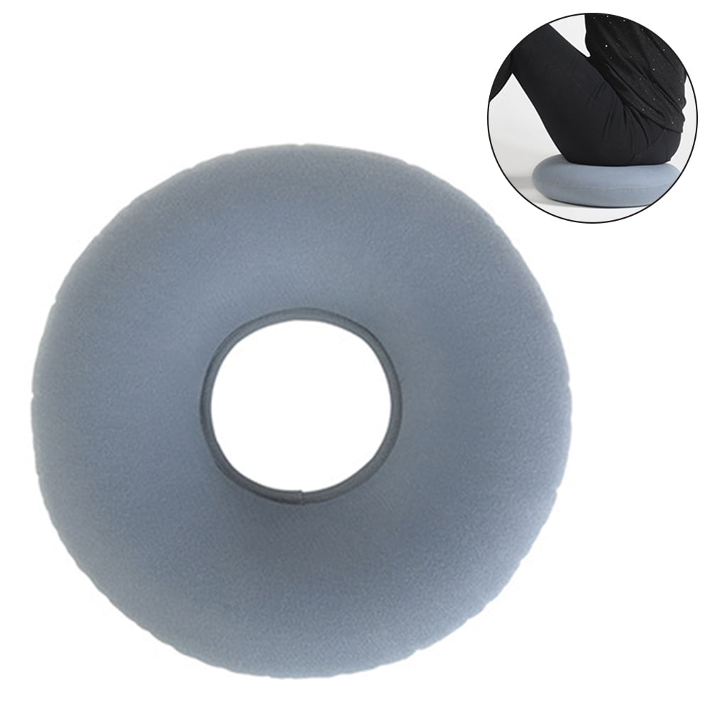 Shineyid Donut Cushion Seat, Donut Pillow for Tailbone Pain, Hemorrhoid  Seat Pillow, Inflatable Ring Cushion with A Pump, Round Wheelchairs Seat
