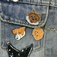 thumbnail image 2 of K-KED 50 Styles Cartoon Pet Dog Pin Badges Lapel Brooches Metal Enamel Accessories-14, 2 of 9