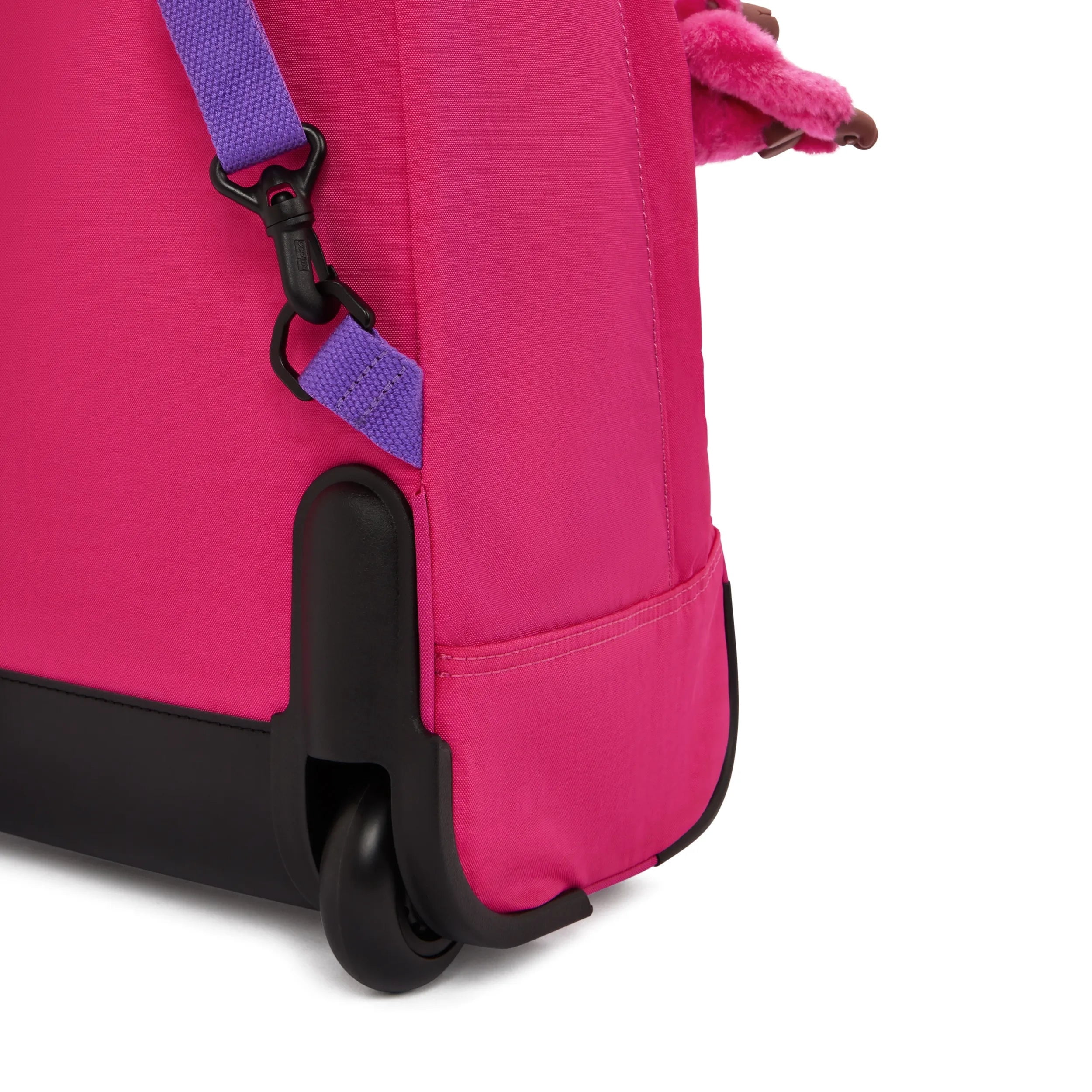 kipling Sanaa Rolling School backpack Pink Burst kipling Sanaa Rolling backpack School Bag Pink Rose | eBay main image 3