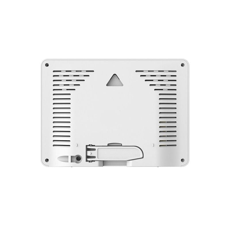 Wireless Color Weather Station with Custom Alerts, Atomic Self-Setting Clock - WHITE