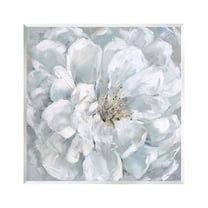 Stupell Industries White Painted Blossom Botanical & Floral Painting Unframed Art Print Wall Art, 12 x 12