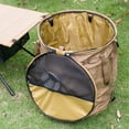 thumbnail image 6 of Foldable Garbage Container for Campsites Outdoor Picnics BBQ Camping Trash Can Foldable Garbage Bin with Zippered Lid, 6 of 20